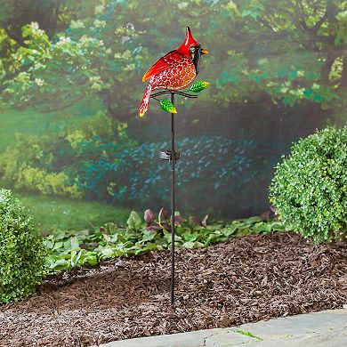 Evergreen Enterprises Cardinal Solar Garden Stake