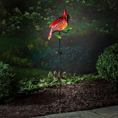 Evergreen Enterprises Cardinal Solar Garden Stake