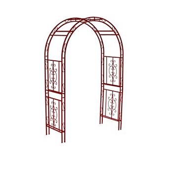 Evergreen Enterprises Montebello Americana Red Iron Garden Arbor