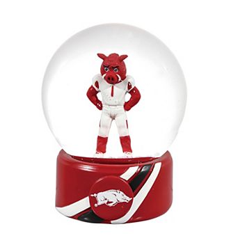 Evergreen Enterprises University of Arkansas Snow Globe Table Decor