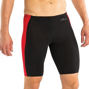 Men's Dolfin Colorblock Panel Jammer Swimsuit