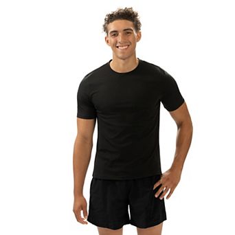 Dolfin Crewneck Short Sleeve Swim Rash Guard Shirt