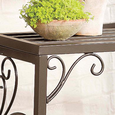 Evergreen Enterprises 3-Piece Nesting Metal Plant Stand Set