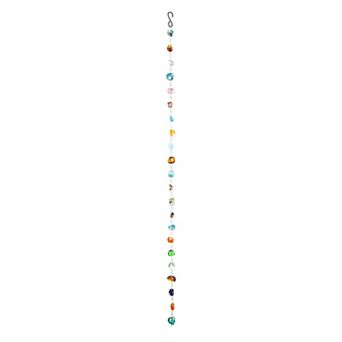 Evergreen Enterprises 71 in Multicolor Glass Stone Rain Chain