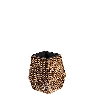 Evergreen Enterprises 3-Piece Tall Resin Wicker Planter Set