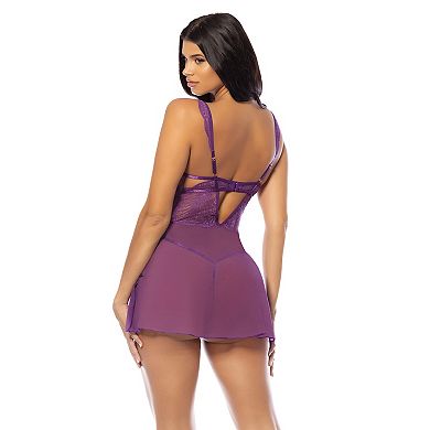 Women's Oh La La Cheri Evrice Babydoll & Panty Set 74-11730