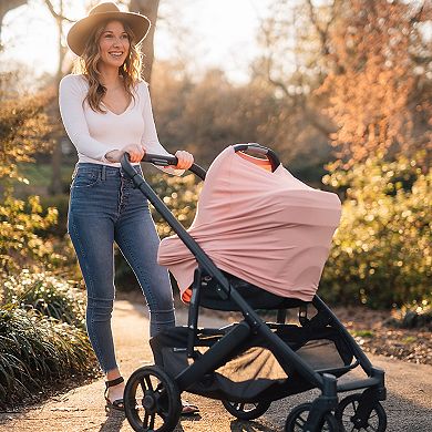 Milk Snob Luxe Onyx 5-in-1 Nursing & Car Seat Cover
