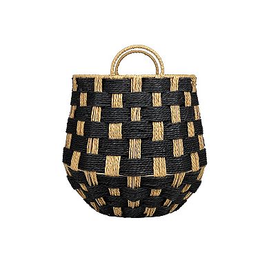 Belle Maison Round Paper Weave Basket