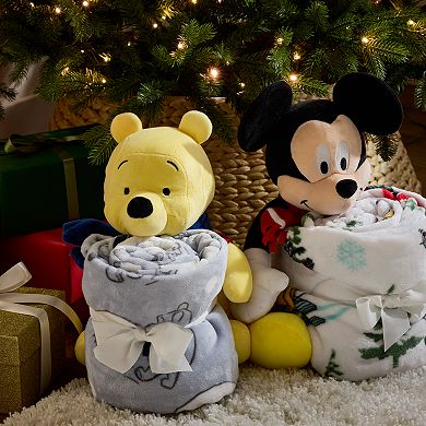 Disney's Winnie The Pooh Pillow Buddy & Throw Blanket Set by The Big One®