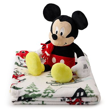 Disney's Mickey Mouse Pillow Buddy & Throw Blanket Set by The Big One®