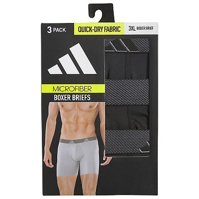 Big & Tall adidas 3-pack Microfiber Boxer Briefs