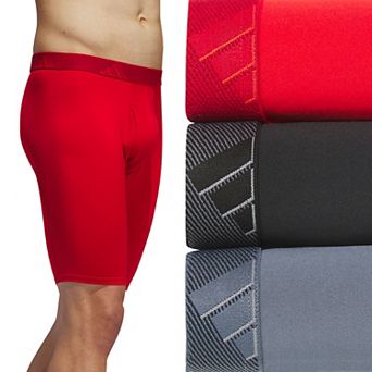 Men's adidas 3-pack Microfiber Long Boxer Briefs