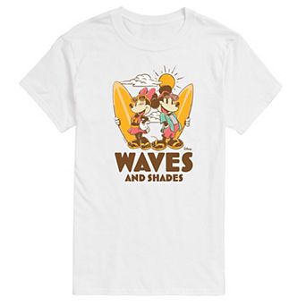 Disney's Mickey & Minnie Mouse Men's Waves And Shades Graphic Tee