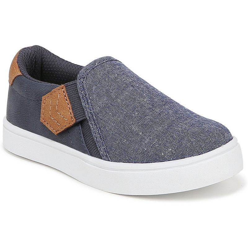 Dr. Scholl's Madison Toddler Faux Leather Slip-on Shoes, Toddler Girl's, Size: 6, Oxide Blue Fabric