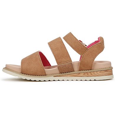 Dr. Scholl's Island Glow Kid Girls' Ankle Strap Faux Leather Sandals