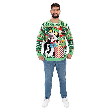 Big & Tall Celebrate Together™ Cow Santa Claus Ugly Christmas Sweater