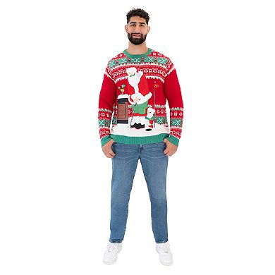 Big & Tall Celebrate Together™ Golfing Santa Ugly Christmas Sweater