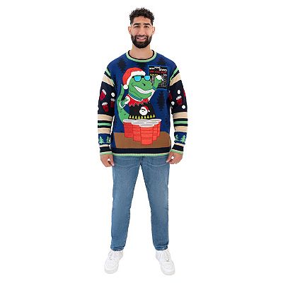 Big Tall Celebrate Together™ Merry Rexmas Ugly Christmas Sweater