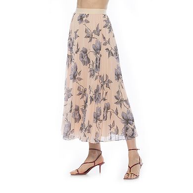 Women's ALEXIA ADMOR Kesia Pleated Midi Skirt