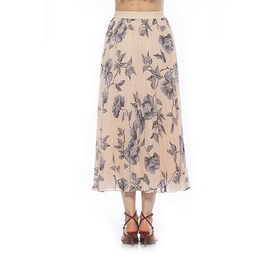 Women's ALEXIA ADMOR Kesia Pleated Midi Skirt