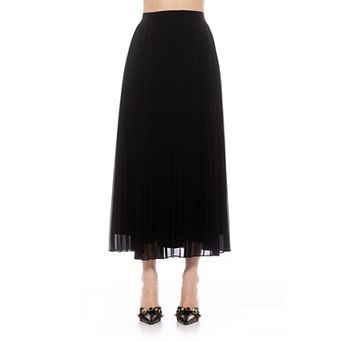 Women's ALEXIA ADMOR Kesia Pleated Midi Skirt