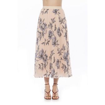 Women's ALEXIA ADMOR Kesia Pleated Midi Skirt
