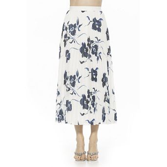 Women's ALEXIA ADMOR Kesia Pleated Midi Skirt