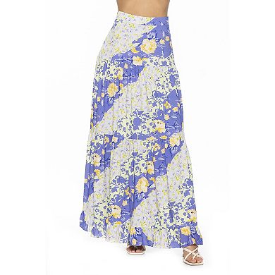 Women's ALEXIA ADMOR Halima Tiered Maxi Skirt