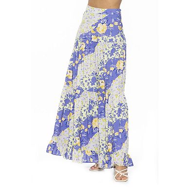 Women's ALEXIA ADMOR Halima Tiered Maxi Skirt