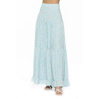Women's ALEXIA ADMOR Halima Tiered Maxi Skirt