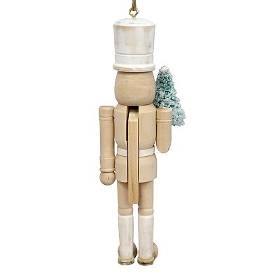 St. Nicholas Square Wood Nutcracker Christmas Ornament