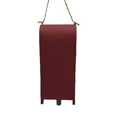 St. Nicholas Square Mixed Material Sleigh Christmas Ornament