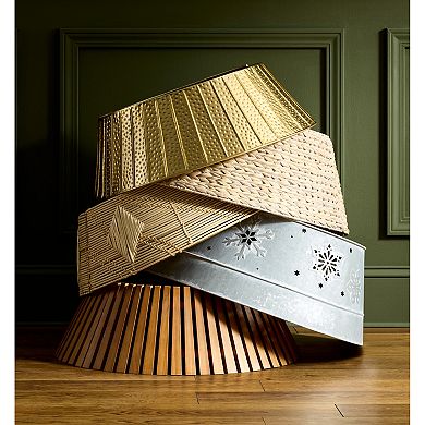 St. Nicholas Square® Woven Wicker Tree Collar