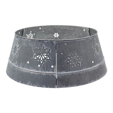 St. Nicholas Square Metal Snowflake Icon Tree Collar