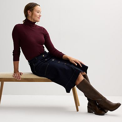 Farmers Market Denim Button Dress