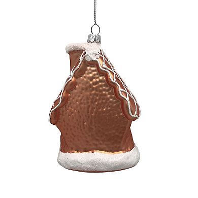 St. Nicholas Square® Glass Gingerbread House Christmas Ornament