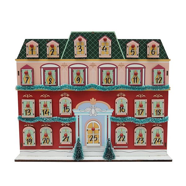 St. Nicholas Square® Wood Advent Calendar Table Decor - Multi