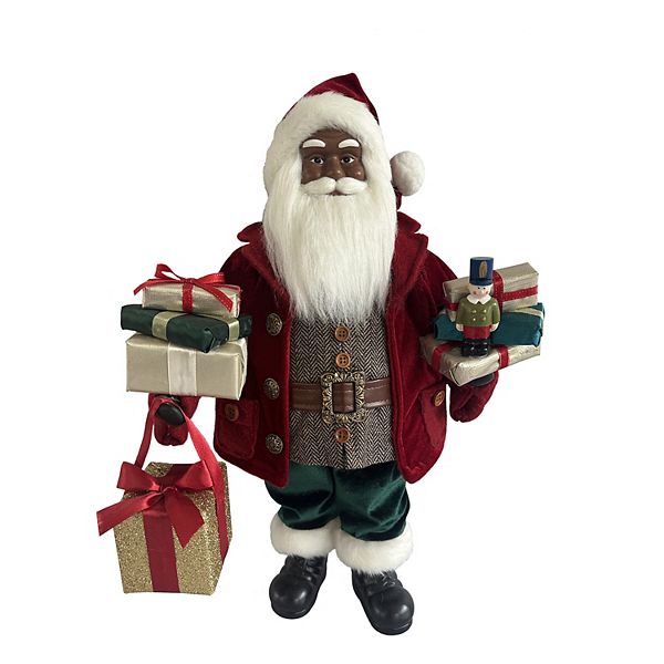 St. Nicholas Square® Santa Holding Gift Floor Decor - Deep