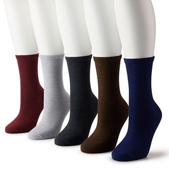 Women's Sonoma Goods For Life® Marbled Crew Socks 5-Pack