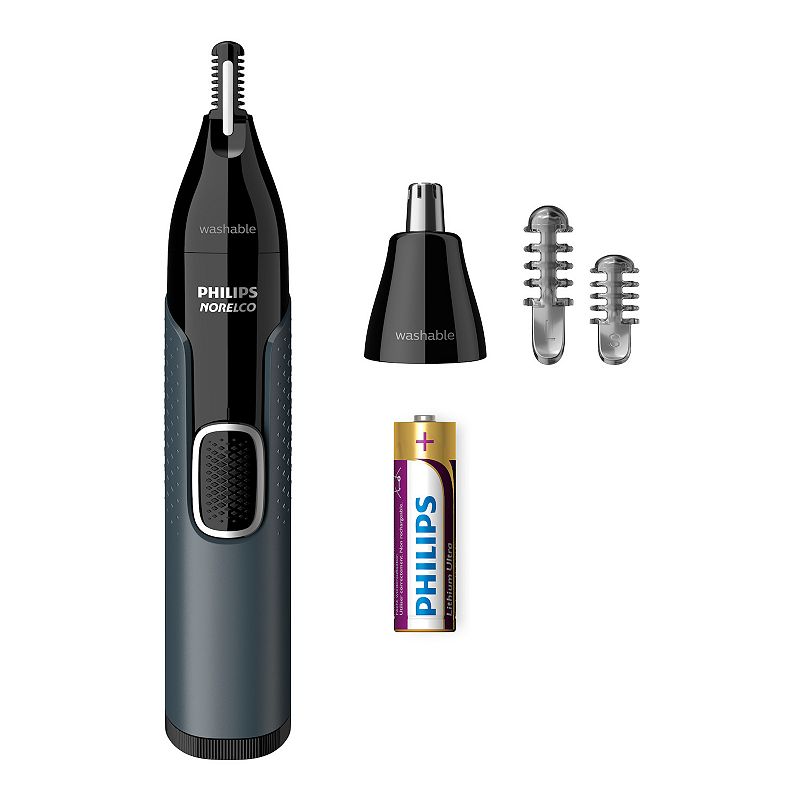 Philips Norelco Nose Trimmer 3000 for Nose, Ears, and Eyebrows, Black