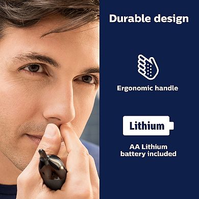 Philips Norelco Nose Trimmer 3000 for Nose, Ears, and Eyebrows