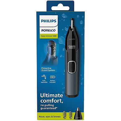Philips Norelco Nose Trimmer 3000 for Nose, Ears, and Eyebrows