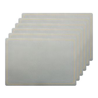 Faux Leather Placemats Set Of 6 For Kitchen Dining Room