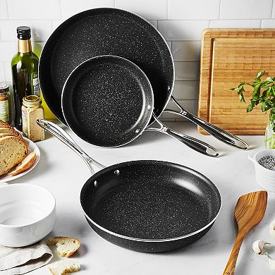 Henckels Capri Notte Granitium Fry Pan Set, 3 Piece