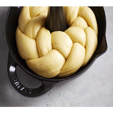 Staub Cast Iron 9.5-inch Vertical Chicken Roaster - Matte Black