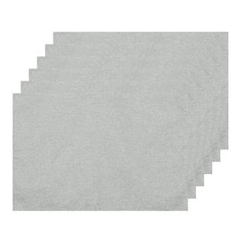 Set Of 6 Faux Linen Placemats For Banquet Dinner Buffet