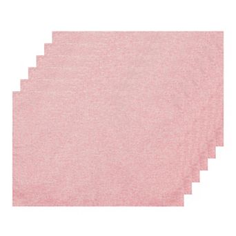 Set Of 6 Faux Linen Placemats For Banquet Dinner Buffet