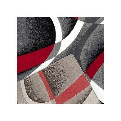 Luxe Weavers Modern Abstract Geometric Area Rug