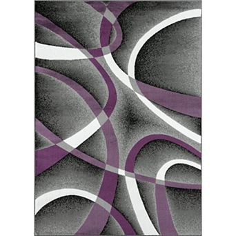 Luxe Weavers Modern Abstract Geometric Area Rug