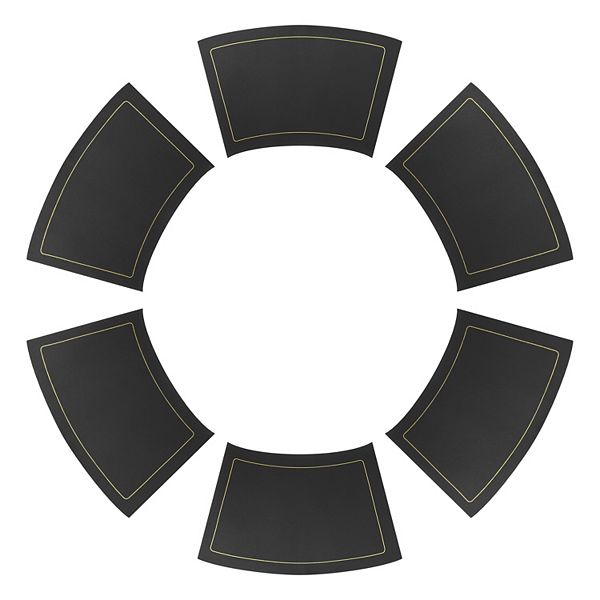 Set Of 6 Faux Leather Table Mats Durable Placemats For Home Dining Table